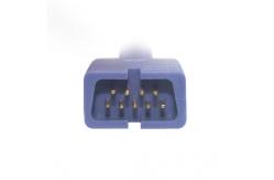China ISO13485 0.9m Reusable Adult Finger Sensor Nelcor Oximax supplier