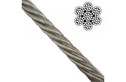 China Solid Strand Galvanized Steel Wire Rope 7X19 for Durable and Strong Applications supplier