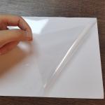 Self Adhesive Soft Touch PVC Laminating Pouch Film for sale