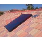 Closed Circulation Flat Plate Solar Collector With Copper Connection Accessories for sale