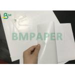 80g 120g thick Cast Coated Self Adhesive High Gloss Sticker Paper Sheets for sale