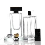 Wholesale 30ml 50 Ml 75ml 100ml Empty Luxury Flat Square Spray Fragrance Parfum Bottle for sale