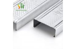 China Aluminum Alloy Metal Stud Furring For Wall Partition With 1mm Thickness supplier