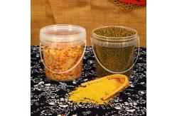 China Transparent 500ML Food Grade Plastic Bucket with Lid Customized Pattern by UMETASS supplier