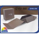Logo Printing Art Paper Gift / Watch Packaging Boxes , Foldable Packaging Paper Box for sale