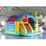 4.9x3.9x3.6mH Flamingo Commercial Kids Inflatable Bouncer Slide Combo