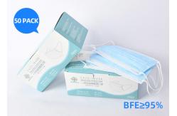 China Non Woven Three Layer Protective Disposable Earloop Face Mask Against Viruses supplier