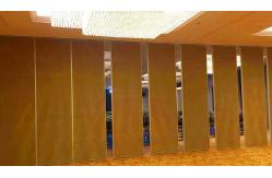 China Sound Insulation Movable Track Folding Sliding Partition Wall Easy Operated supplier