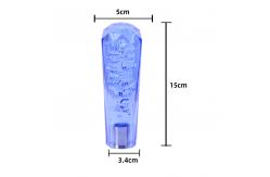 China Craft Resin Shift Knob Purple Blue Crystal Shift Knob 248g supplier