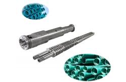 China Conical Twin Screw Barrel For UPVC Plastic Pipe Machine supplier