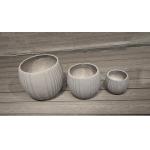 Modern Round Hand Carved Decor Planters for Indoor Outdoor Hotel Decoration for sale