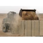 Military Welded Hesco Bastion Barrier Wall , Gabion Hesco Barriers Geotextile Lined for sale