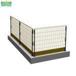 Powder Coated 1.2m Height 50x200mm Edge Protection Barriers for sale
