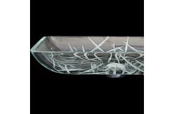 China CNC Engraving Bathroom Wash Basins Rectangular Counter Top Scratch Resistant Super Clear supplier