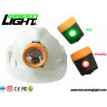 IP68 1W 2.8Ah Li Ion 6000Lux Mining Hard Hat Lights for sale