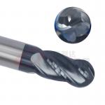8mm 4F 9/16 7/16 5/16 Ball Nose End Mill Steel Cnc Ball Nose Bit for sale