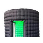 Round Shape 360 Booth Enclosure Halloween Inflatable Photo Booth For Rent