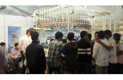 China High Output Single Jersey Circular Knitting Machine For Four - Section Structure Fabrics supplier