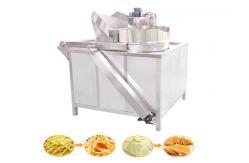 China Not Heating Up 600kg/H Automatic Fryer Machine supplier