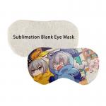 Custom Blank Linen Sublimation Eye Mask For Sublimation Photo Printing for sale
