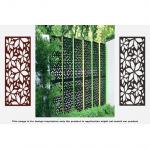 Price On Louver 6' Laser-Cut Steel Fencing Panel Aluminum Privacy Fence for sale