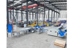 China Wood Planks Timber Stacking Machine Automatic Pallet Wood Boards Conveying Stacker Machine supplier
