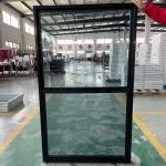 NFRC UPVC Single Hung Window Double Glazed Bay Window