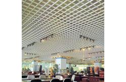 China Concealed Grid Metal Ceiling Tiles 200x200mm Square Or Bevelled Edge supplier