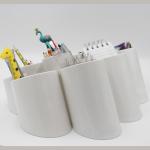Slanting Insert Multi Function Pen Holder Office Study Storage Box for sale