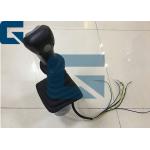 Durable Excavator Accessories Joystick / Manipulation Handle Control Assy With 4 Buttons