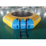 Commercial Water Games Inflatable Crocodile Water Trampoline With 0.9mm Pvc Tarpaulin for sale