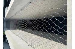 China Hanging Safety 25*25mm Wire Rope Mesh Net Flexibility Anti Acid supplier