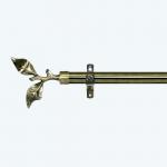 branch leaves curtain finial Customized curtain rod accessories single bracket for sale