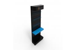 China Hardware Store Pegboard Display Rack With Led Lighting Header supplier