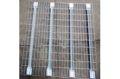 China Galvanized Flared Shape Wire Mesh Decking Panels Euro Style RAL System supplier