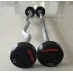 Gym Exercise 30kg Rubber Barbell Weights Fitness Equipment for sale