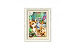 China 0.6mm PET + 157g Paper 3D Lenticular Printing Service Of Dinosaure Images supplier