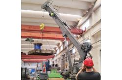 China OUCO 2.5T 14M Hydraulic Boat Crane With Extending Boom supplier
