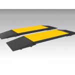 Steel Deck Mining Mobile Portable Weighbridge 3.4 Meter Plate Width for sale