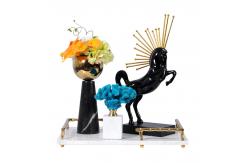 China Office Home Decorative Tabletop Arts And Crafts Sculpture supplier