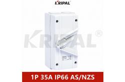 China 35A Single Pole 250V Outdoor Waterproof Isolator Switch With SAA supplier