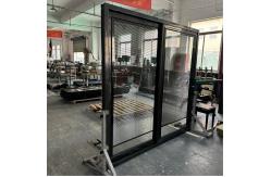 China Thermal Break Alumimum Sliding Glass Door Manual Roller Shutter Double Tempered Glass supplier