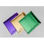 Colored Metallic Shipping Envelopes Decorative Bubble Mailers Shock Resistance for sale