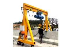 China Portable Electric Gantry Crane Respectable Load Capacity High Flexibility supplier