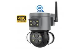 China 4Mp 10X Optical Zoom PTZ Floodlight Camera Weatherproof  IP65 Waterproof supplier