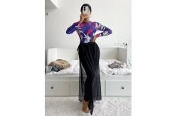 China High Elasticity Full Length Swimsuit Non Transparent Moisture Permeable Durable supplier