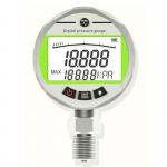60mm Dial 4 Digits LCD Display Digital Pressure Gauge RS485 for sale