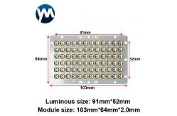 China UV LED Module 720W UV LED High Power Module Quartz Lens Lamp Beads supplier