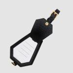 Fashionable PU Leather Suitcase Bag Luggage Label Tag Custom Branded Daily Travel Use