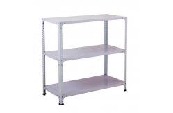China Light Duty Three Tiers Boltless Garage Shelving 100cm , 120cm Height supplier